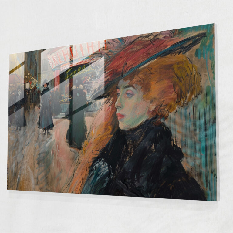 Post-Impressionism La Goulue Glass Print - Post-Impressionism, Home Decoration, Glass Print, Wall Decoration