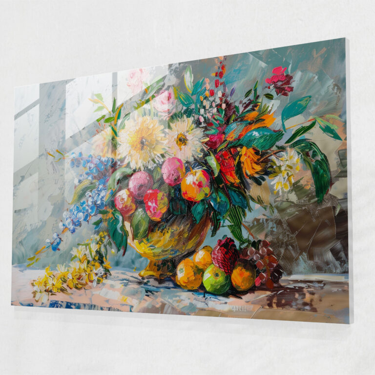 Post-Impressionism Still Life Glass Print - Post-Impressionism, Post-Impressionism, Wall Decoration, Modern Art