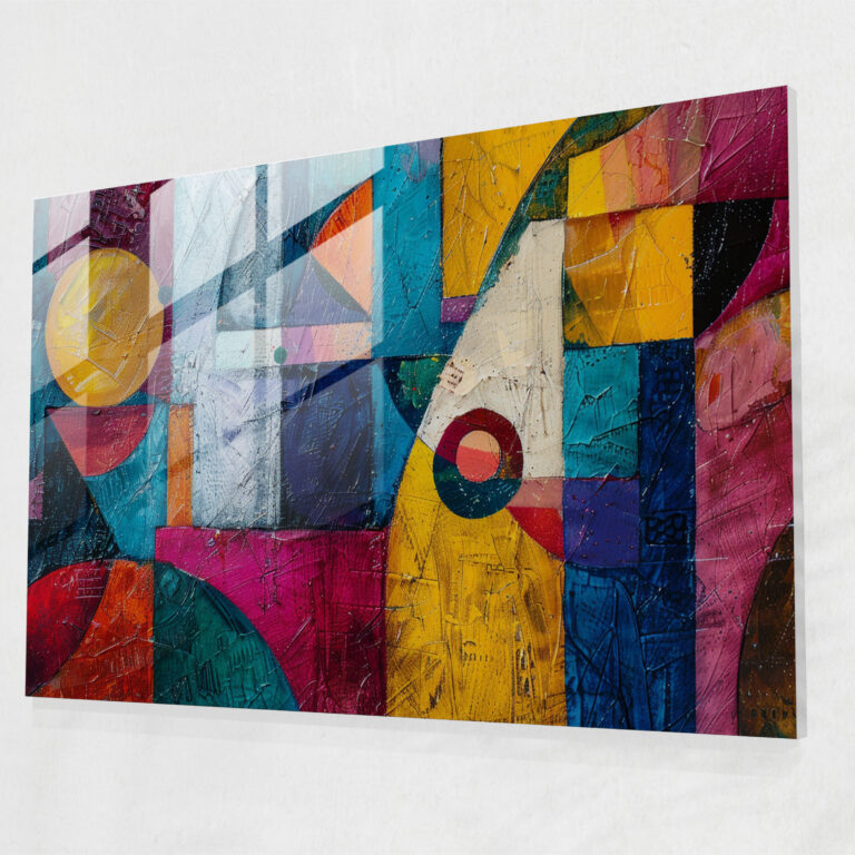 Post-Impressionism Abstract Glass Wall Art - Post-Impressionism, Post-Impressionism, Modern Art, Glass Art