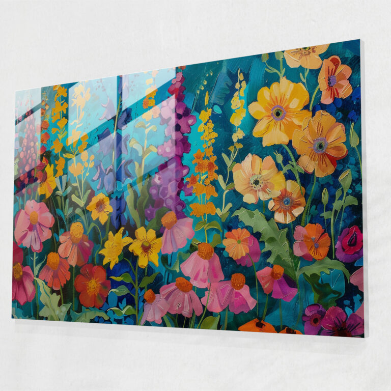 Post-Impressionism Garden Glass Wall Art - Post-Impressionism, Glass Art, Home Decoration, Modern Art
