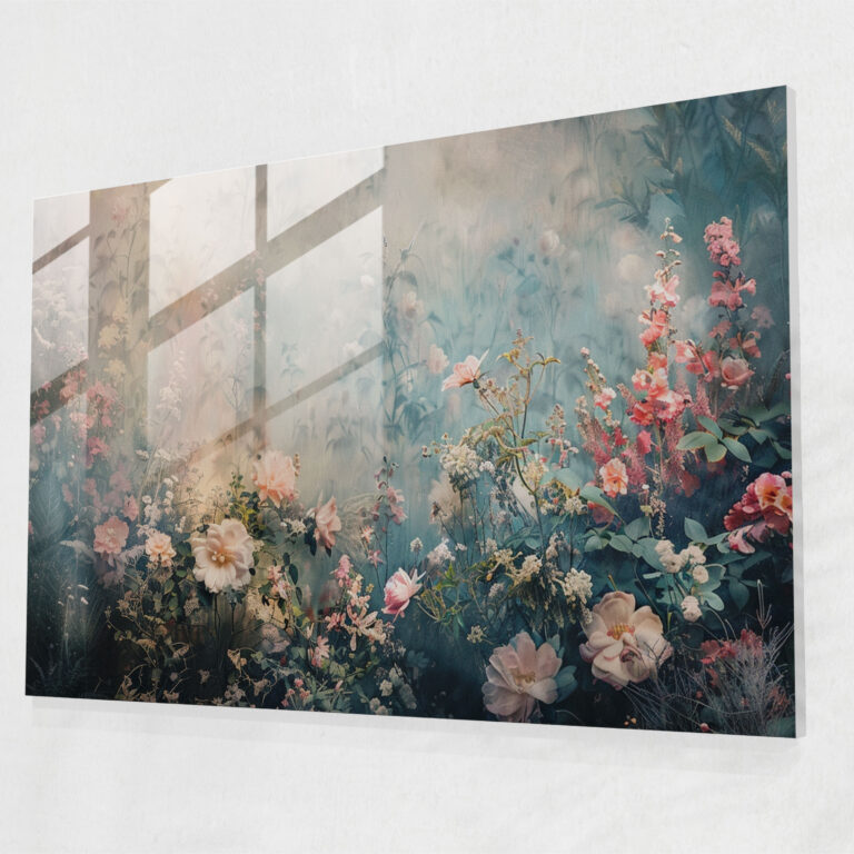 Dream Garden Glass Print - Post-Impressionism, Glass Print, Modern Art, Home Decoration