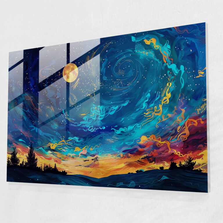 Post-Impressionism Glass Print - Post-Impressionism, Glass Print, Wall Decoration, Modern Art