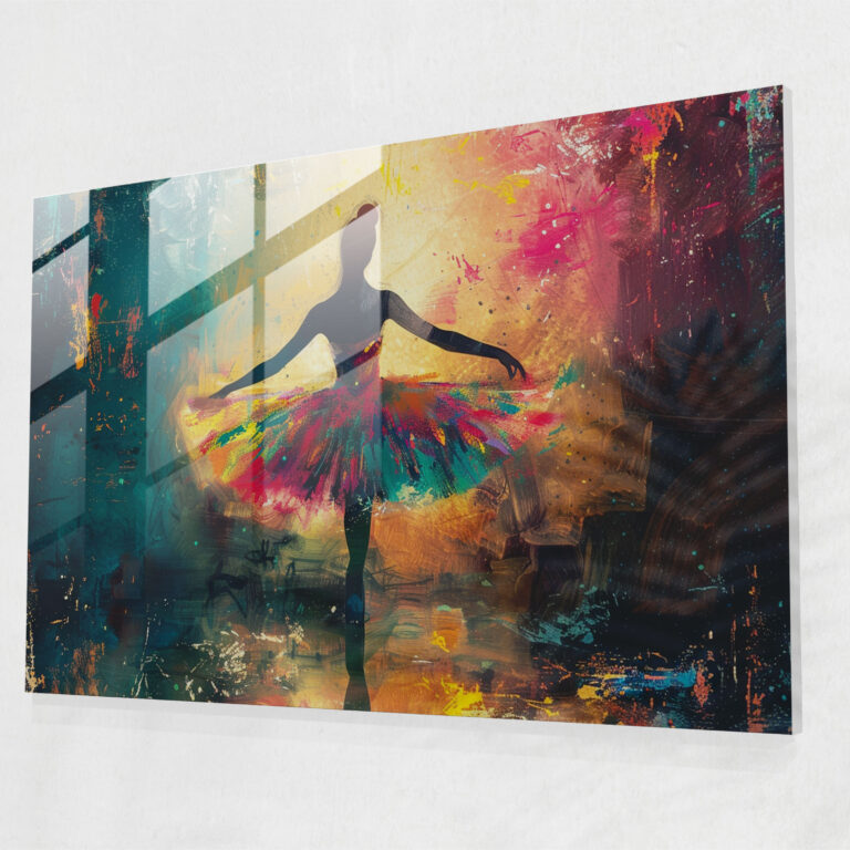 Ballet Dancer Glass Print - Post-Impressionism, Glass Wall Art, Glass Print, Wall Decoration