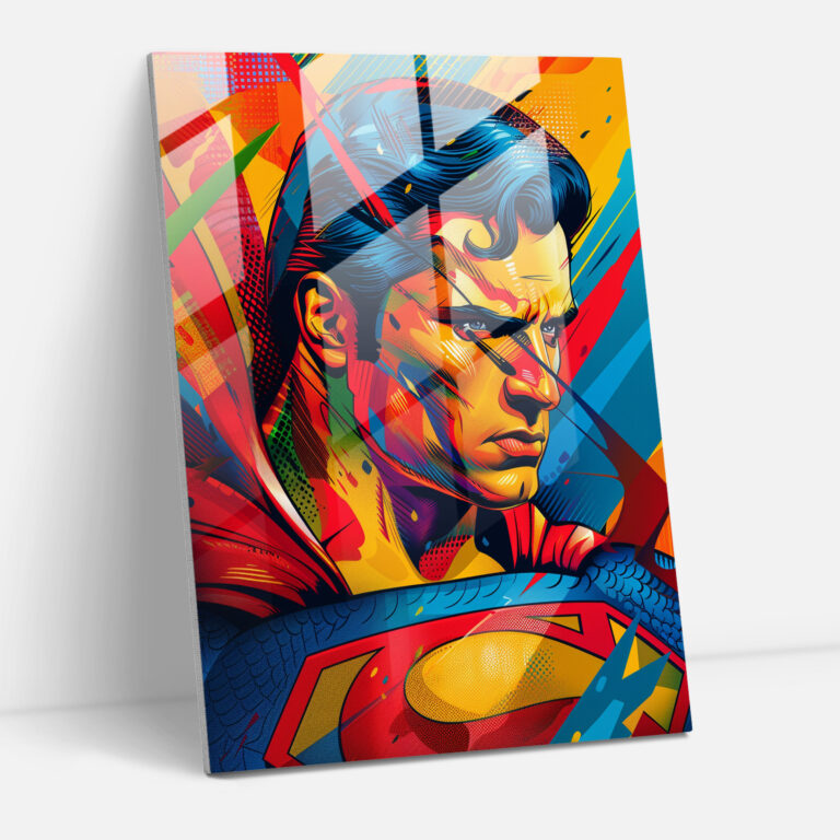 Popart Style Glass Print - Popart, Glass Art, Glass Wall Art, Popart Style