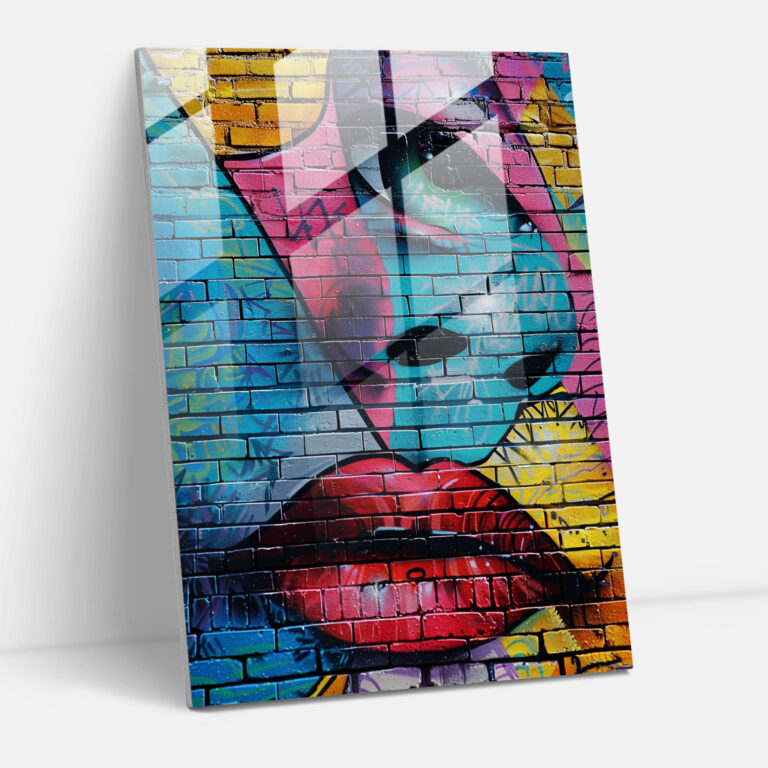 Popart Style Wall Decoration - Popart, Wall Decoration, Home Decoration, Glass Print