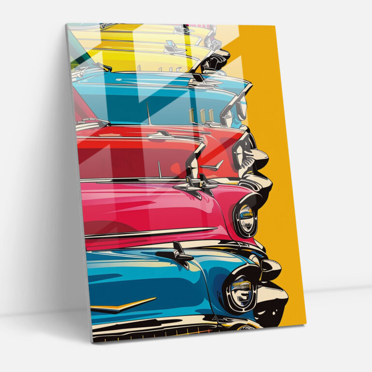 Popart Style Glass Wall Art - Popart, Popart Style, Wall Decoration, Home Decoration