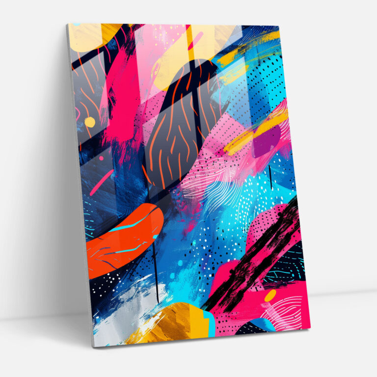 Popart Style Wall Decoration - Popart, Modern Art, Wall Decoration, Glass Print