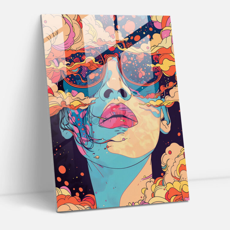 Popart Style Glass Art - Popart, Popart Style, Home Decoration, Glass Art
