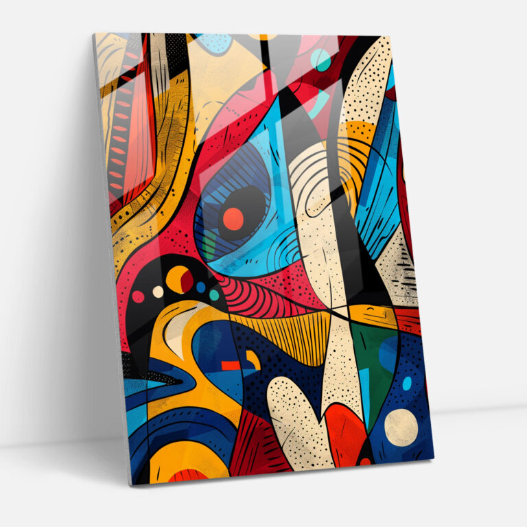 Popart Style Glass Print - Popart, Home Decoration, Glass Print, Glass Wall Art