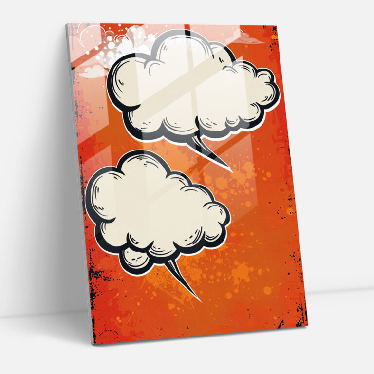 Popart Style Wall Decoration - Popart, Glass Wall Art, Wall Decoration, Modern Art