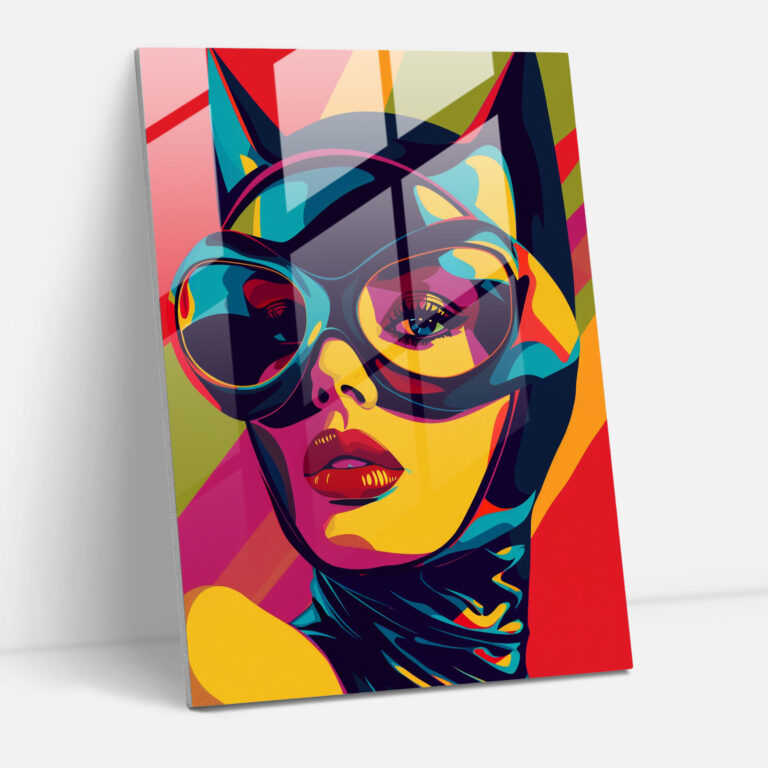 Popart Style Glass Art - Popart, Home Decoration, Glass Art, Glass Print