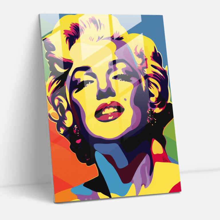 Popart Style Glass Wall Art - Popart, Glass Art, Popart Style, Modern Art