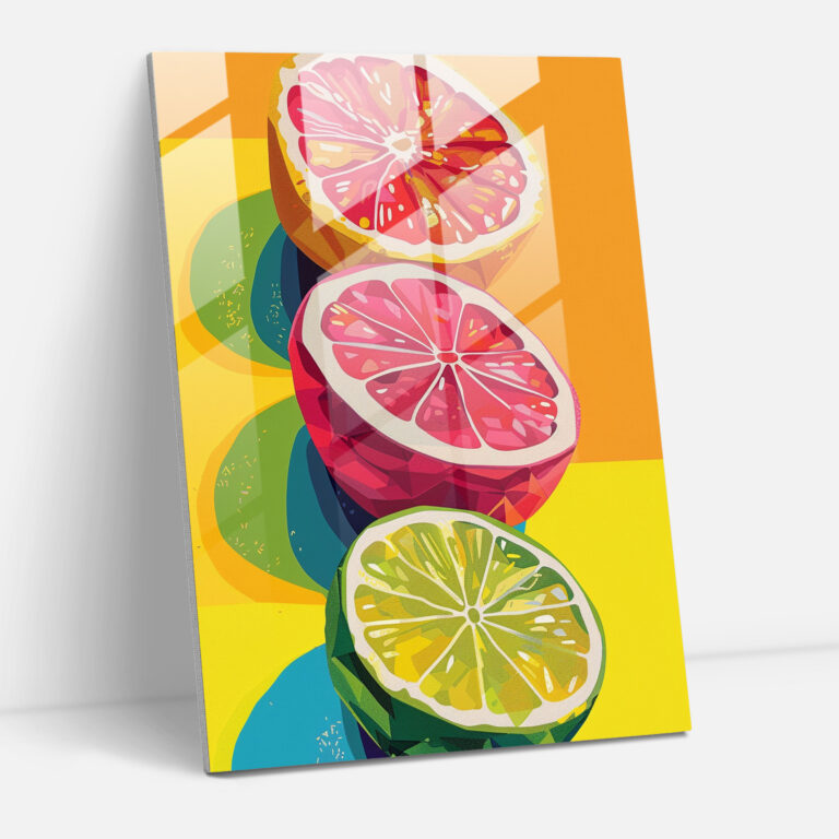 Popart Style Glass Wall Art - Popart, Popart Style, Home Decoration, Modern Art