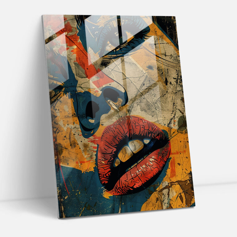 Popart Style Glass Wall Art - Popart, Popart Style, Glass Art, Glass Wall Art