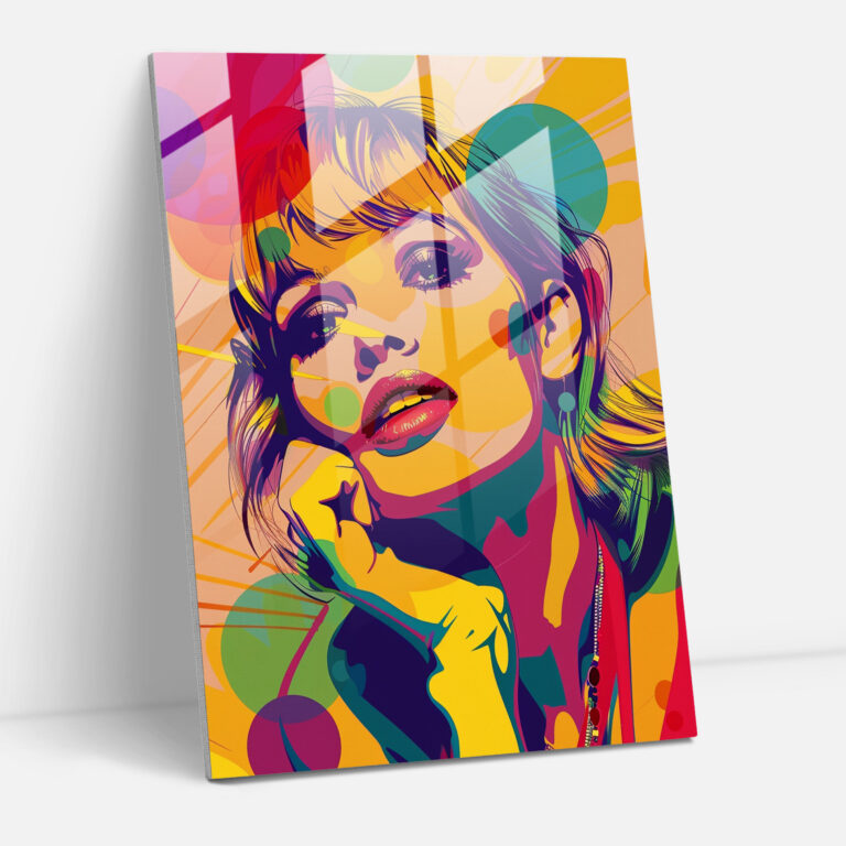 Popart Style Wall Decoration - Popart, Wall Decoration, Modern Art, Glass Print