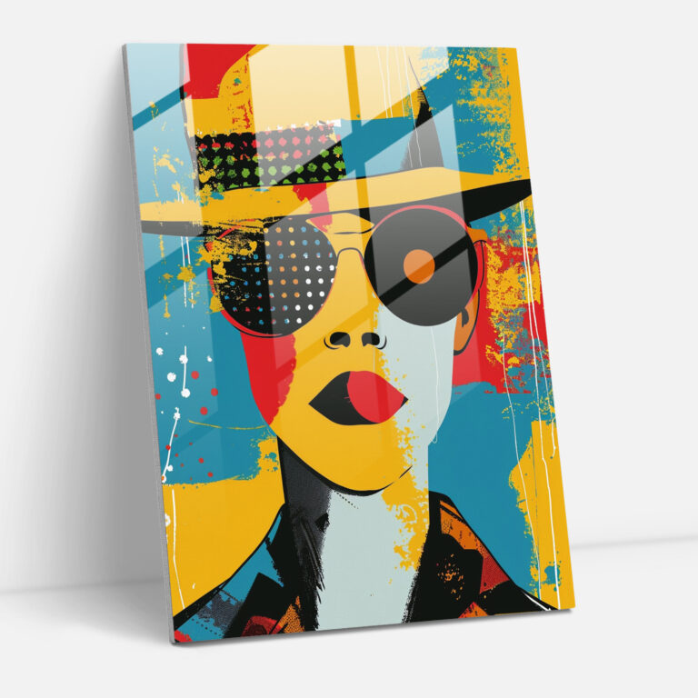 Popart Style Home Decoration - Popart, Glass Art, Home Decoration, Glass Print