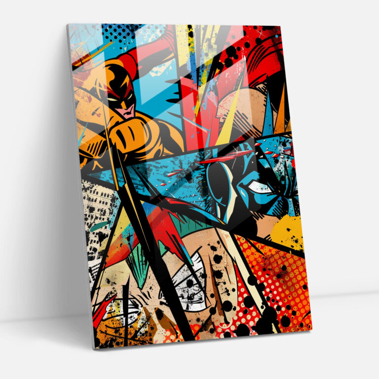 Popart Style Wall Decoration - Popart, Glass Print, Popart Style, Wall Decoration