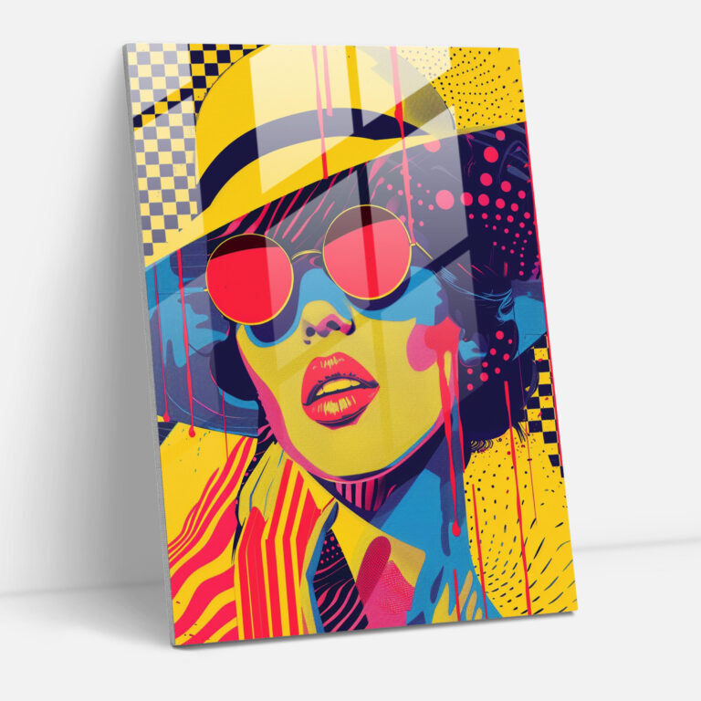 Popart Style Modern Art - Popart, Glass Print, Modern Art, Popart Style