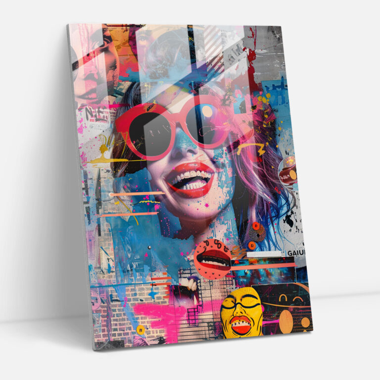 Popart Style Glass Print - Popart, Glass Print, Popart Style, Home Decoration
