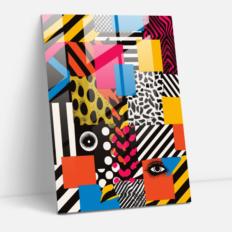 Popart Style Wall Decoration - Popart, Modern Art, Glass Print, Popart Style