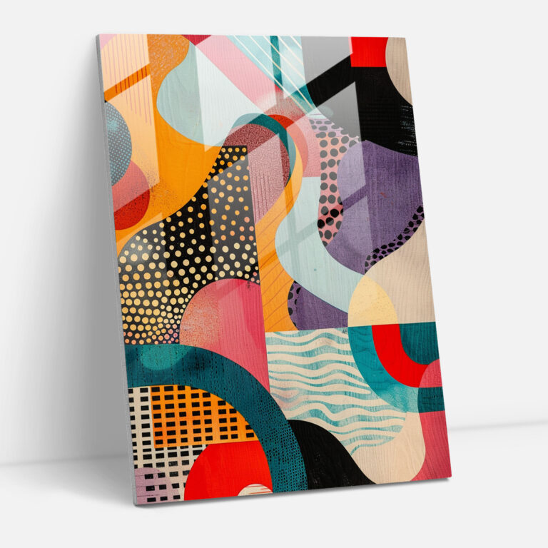 Popart Style Glass Wall Art - Popart, Wall Decoration, Modern Art, Patterns