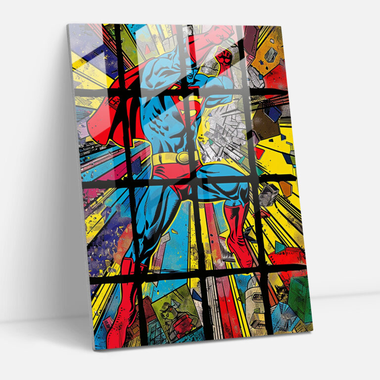 Popart Style Glass Print - Popart, Popart Style, Glass Print, Home Decoration