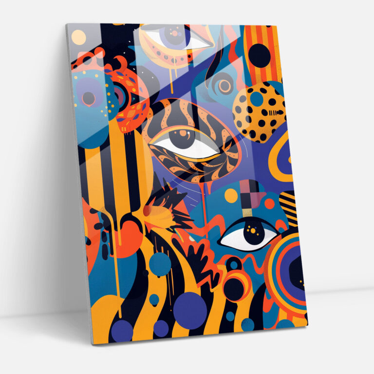 Popart Style Glass Art - Popart, Wall Decoration, Popart Style, Glass Art