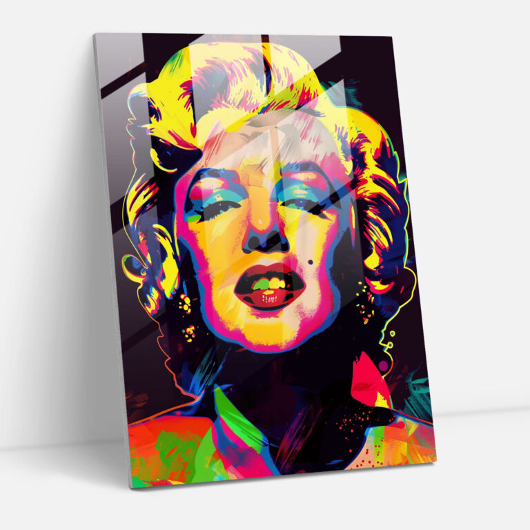 Popart Style Glass Print - Popart, Popart Style, Modern Art, Home Decoration
