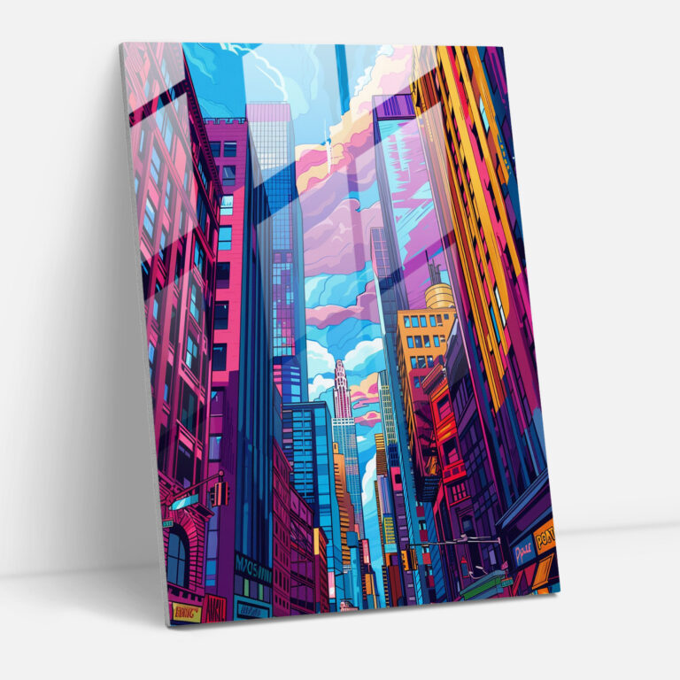 Popart Style Glass Wall Art - Popart, Wall Decoration, Popart Style, Modern Art