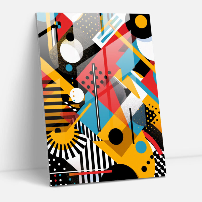 Popart Style Modern Art - Popart, Glass Art, Glass Wall Art, Wall Decoration