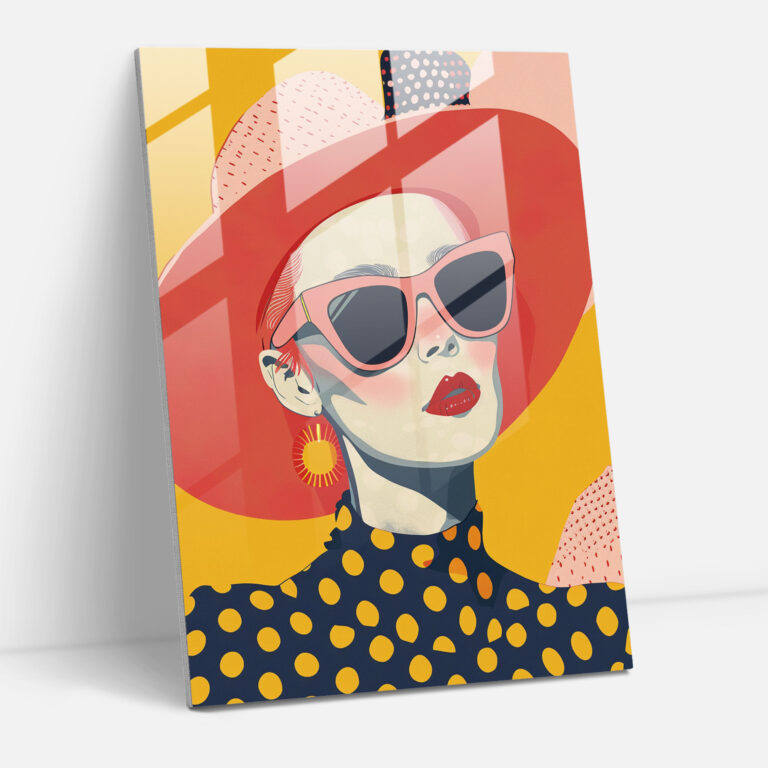 Popart Style Glass Wall Art - Popart, Popart Style, Glass Art, Glass Wall Art