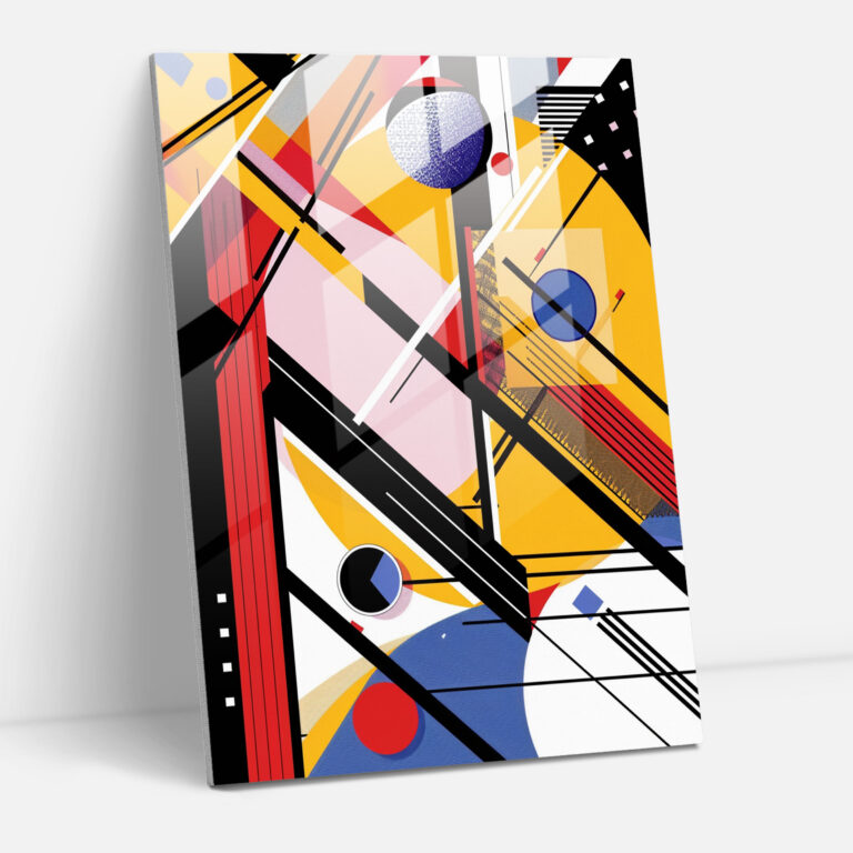 Popart Style Glass Wall Art - Popart, Modern Art, Home Decoration, Glass Wall Art