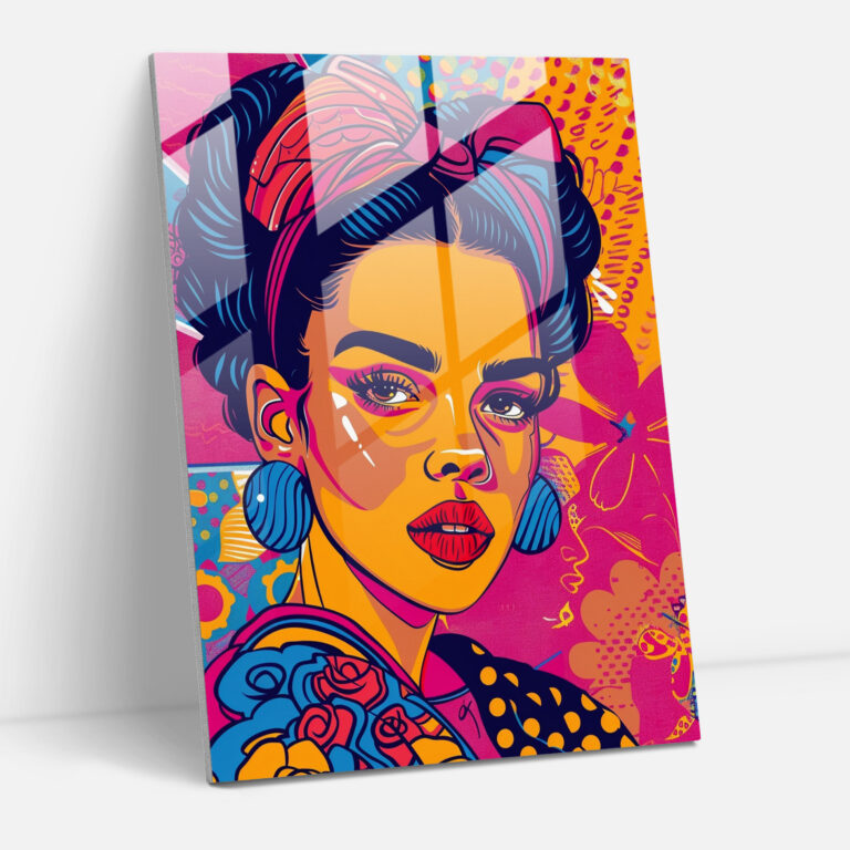 Pop Culture Icons Glass Print - Popart, Glass Print, Popart Style, Modern Art