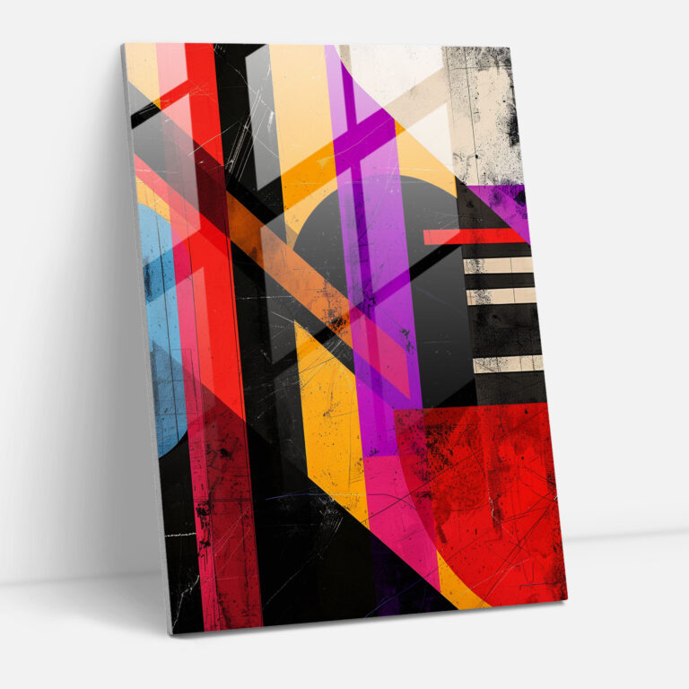 Popart Style Glass Print - Popart, Home Decoration, Glass Wall Art, Glass Print