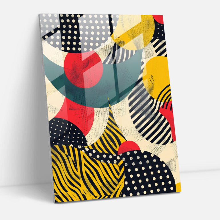 Popart Style Glass Print - Popart, Wall Decoration, Textures, Patterns