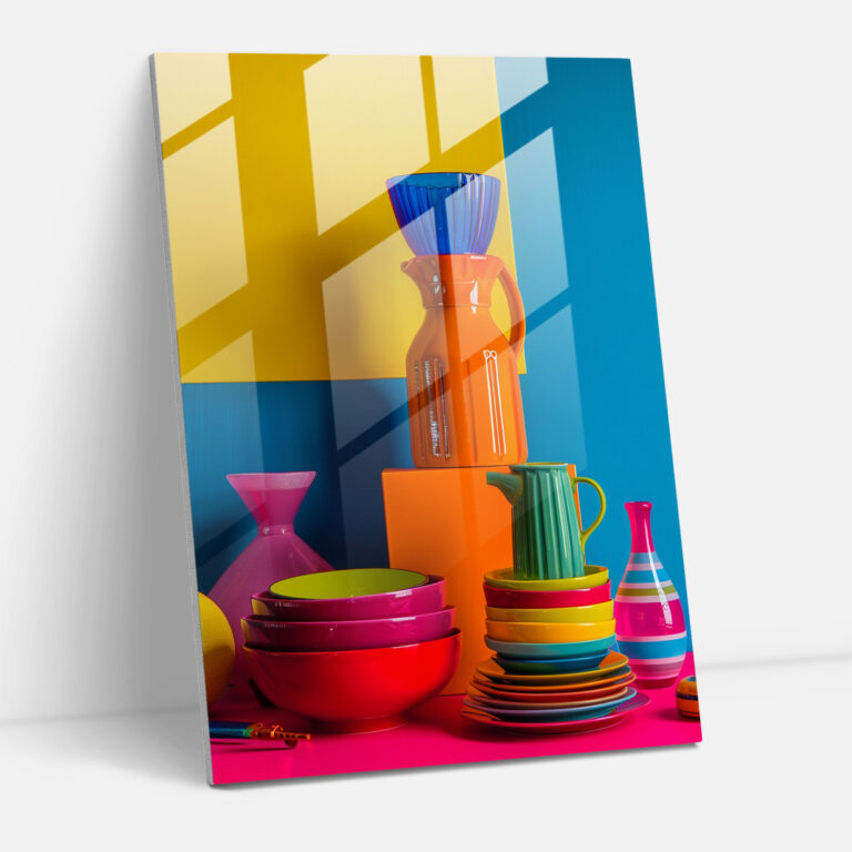 Popart Style Glass Print - Popart, Wall Decoration, Glass Print, Glass Art