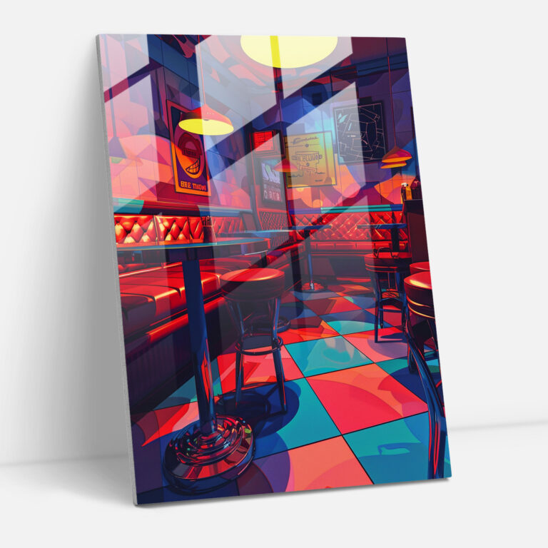 Popart Style Glass Wall Art - Popart, Home Decoration, Popart Style, Wall Decoration