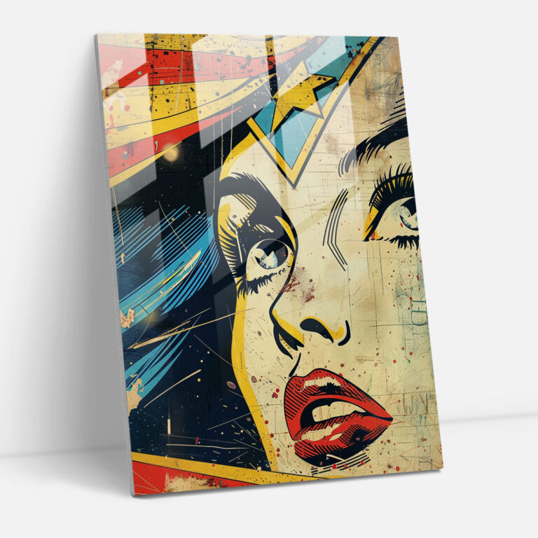 Popart Style Modern Art - Popart, Popart Style, Glass Wall Art, Wall Decoration