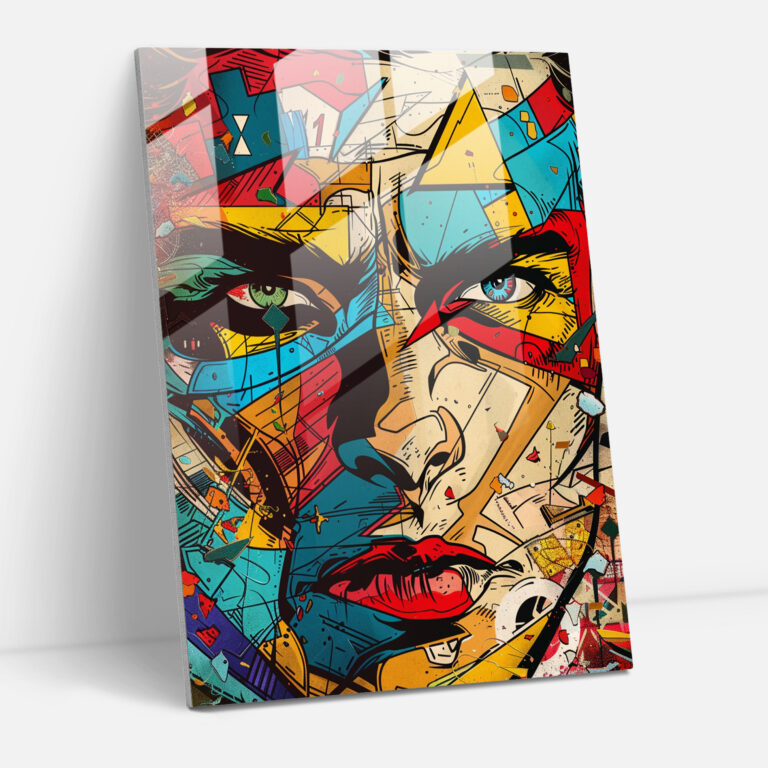 Popart Style Home Decoration - Popart, Home Decoration, Wall Decoration, Glass Print