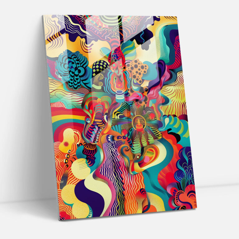 Popart Style Glass Wall Art - Popart, Home Decoration, Modern Art, Popart Style