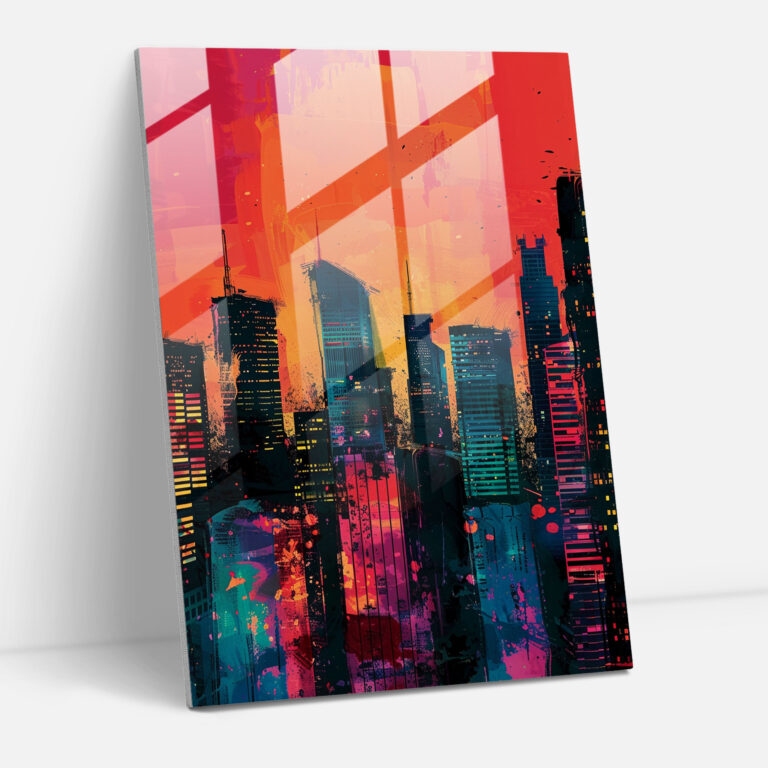 Popart Style Home Decoration - Popart, Popart Style, City Skyline, Home Decoration