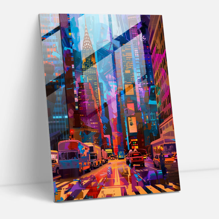 Popart Style Glass Wall Art - Popart, Glass Art, Modern Art, Glass Wall Art