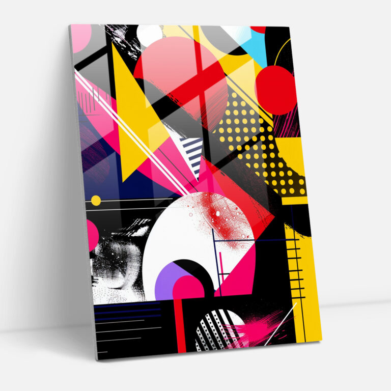 Popart Style Glass Print - Popart, Popart Style, Home Decoration, Glass Art