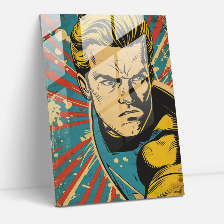 Popart Style Glass Wall Art - Popart, Wall Decoration, Popart Style, Glass Wall Art