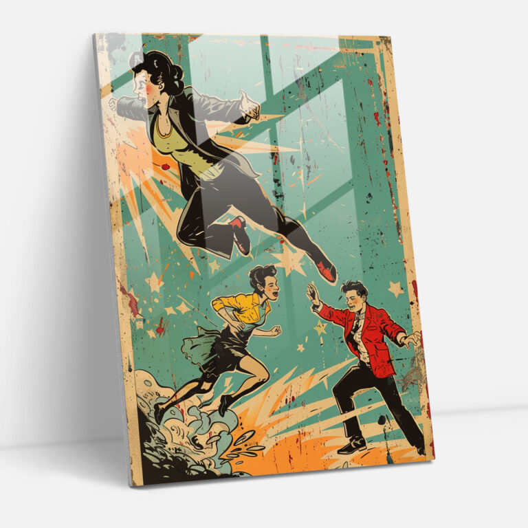 Popart Style Wall Decoration - Popart, Modern Art, Popart Style, Glass Art