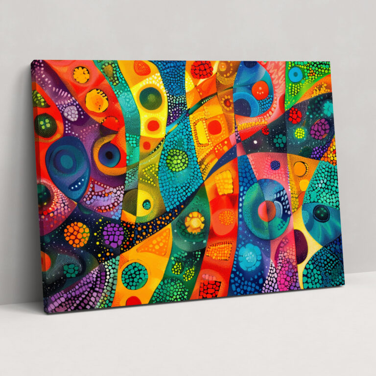 Pointillism Abstract Patterns Wall Art - Pointillism, Wall Art, Abstract Patterns, Pointillism