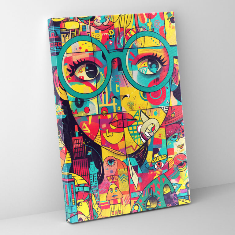 Popart Style Wall Art - Popart, Canvas Print, Wall Art, Canvas Wall Art