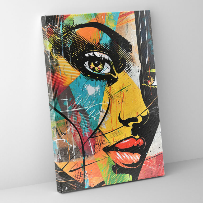 Urban Popart Style Canvas Print - Popart, Urban, Wall Art, Popart Style