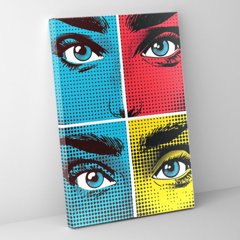 Popart Style Canvas Print - Popart, Popart Style, Wall Art, Canvas Wall Art