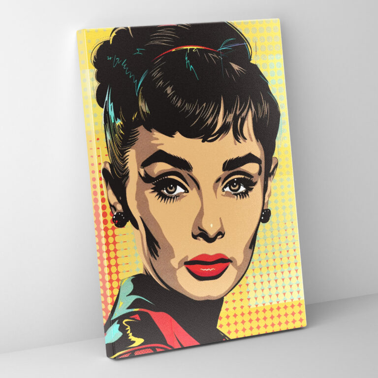 Popart Style Wall Art - Popart, Wall Decoration, Celebrity Portraits, Canvas